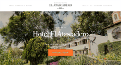 Desktop Screenshot of hotelelatascadero.com